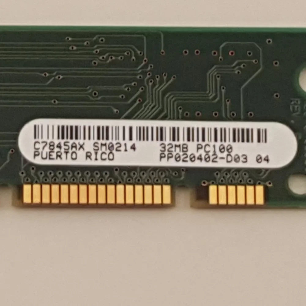 HP C7845AX 32MB 100-pin SDRAM DIMM Dual Inline Memory Module C7845-60001